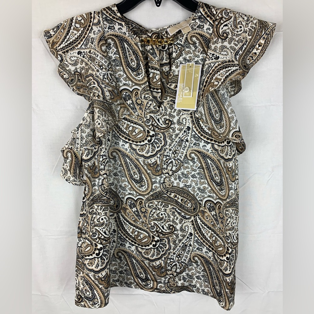 Michael Kors MF240EW7J2 Womens Top - Size Small - NWT
